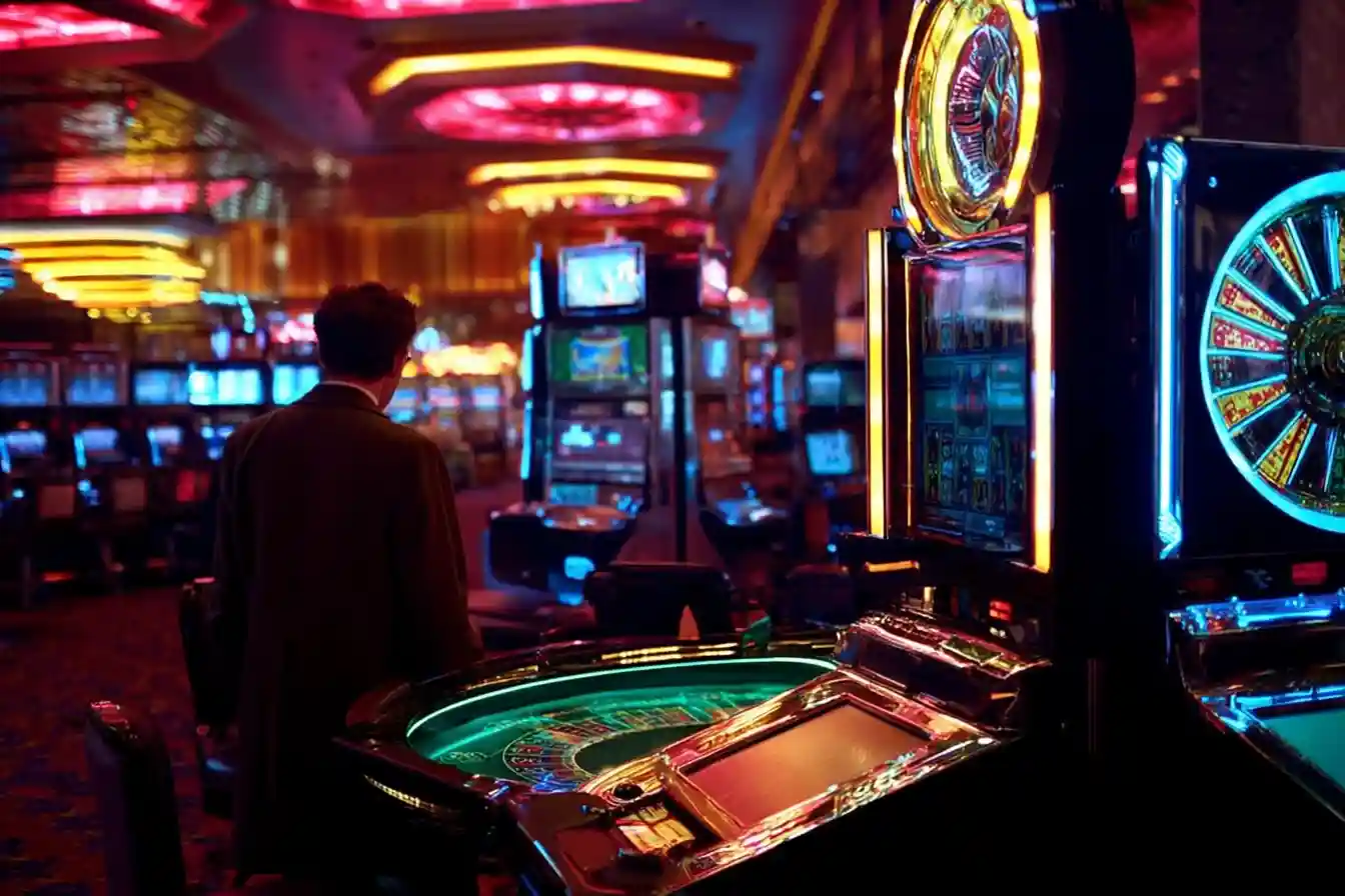 Colorful display of an online poppit slot machine game
